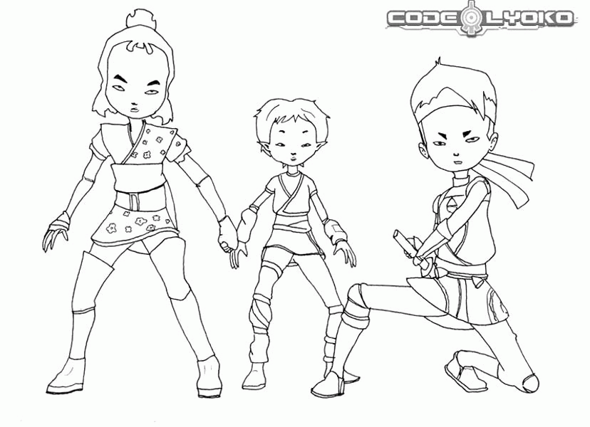 How to Draw All Characters from Code Lyoko Coloring Pages | Batch ...
