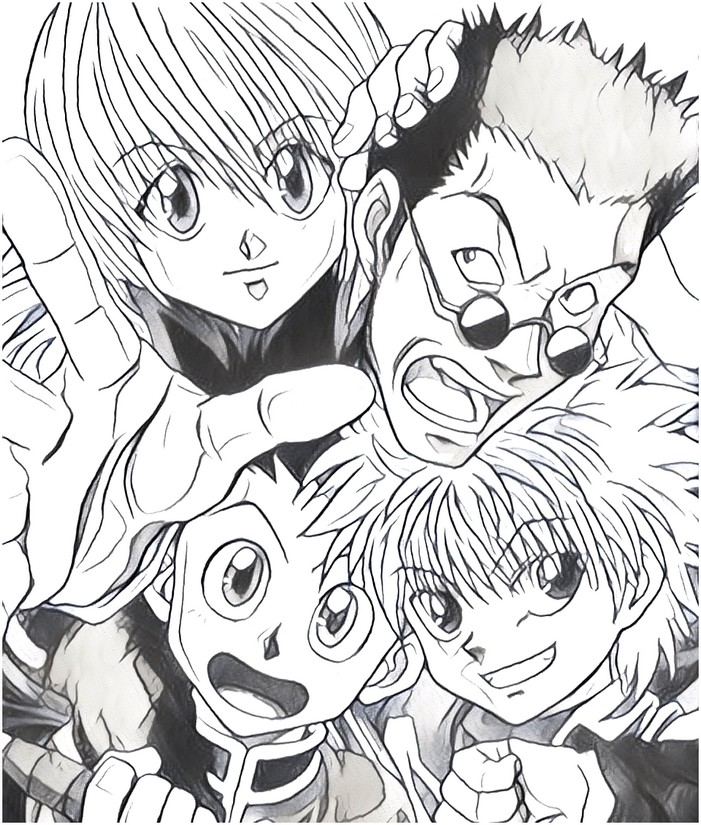 Coloring Page Hunter X Hunter 10 - Coloring Home