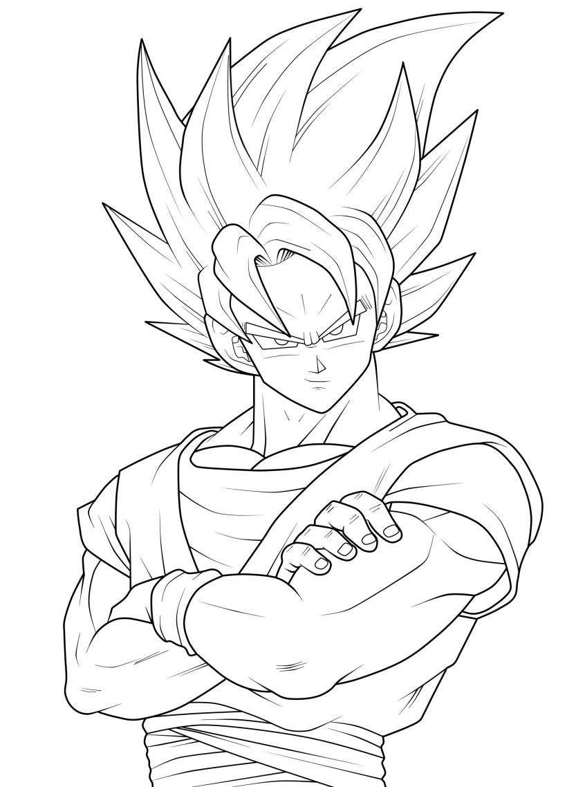 Download Vegito Coloring Pages Coloring Home