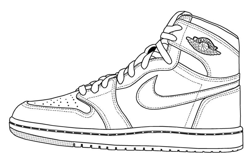 Basketball Shoe Coloring Pages | Free coloring pages | Sneakers drawing,  Sneakers illustration, Sneakers sketch