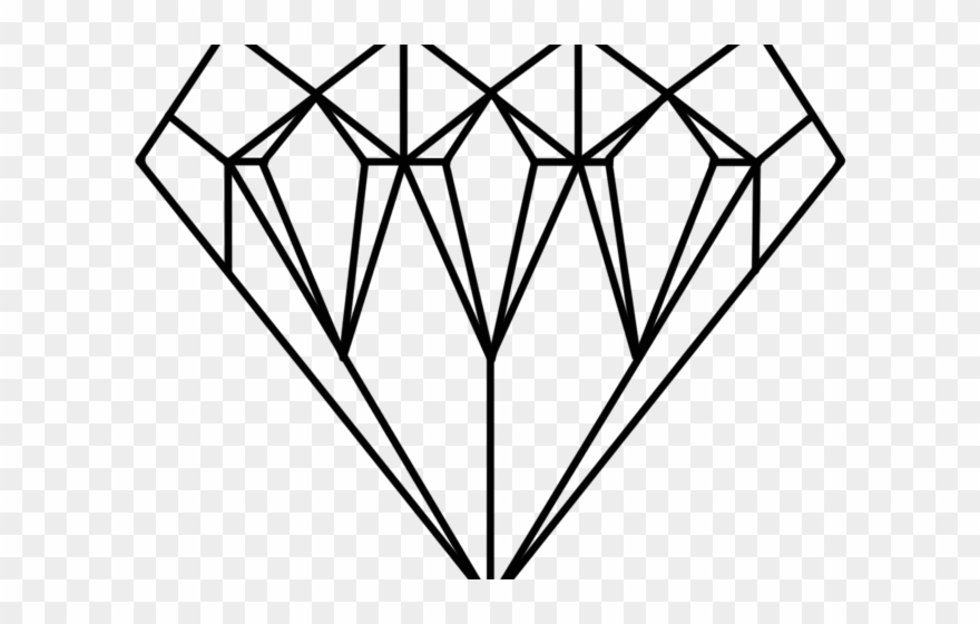 Diamonds Clipart Jewel - Diamond Dantdm Coloring Pages - Png ...