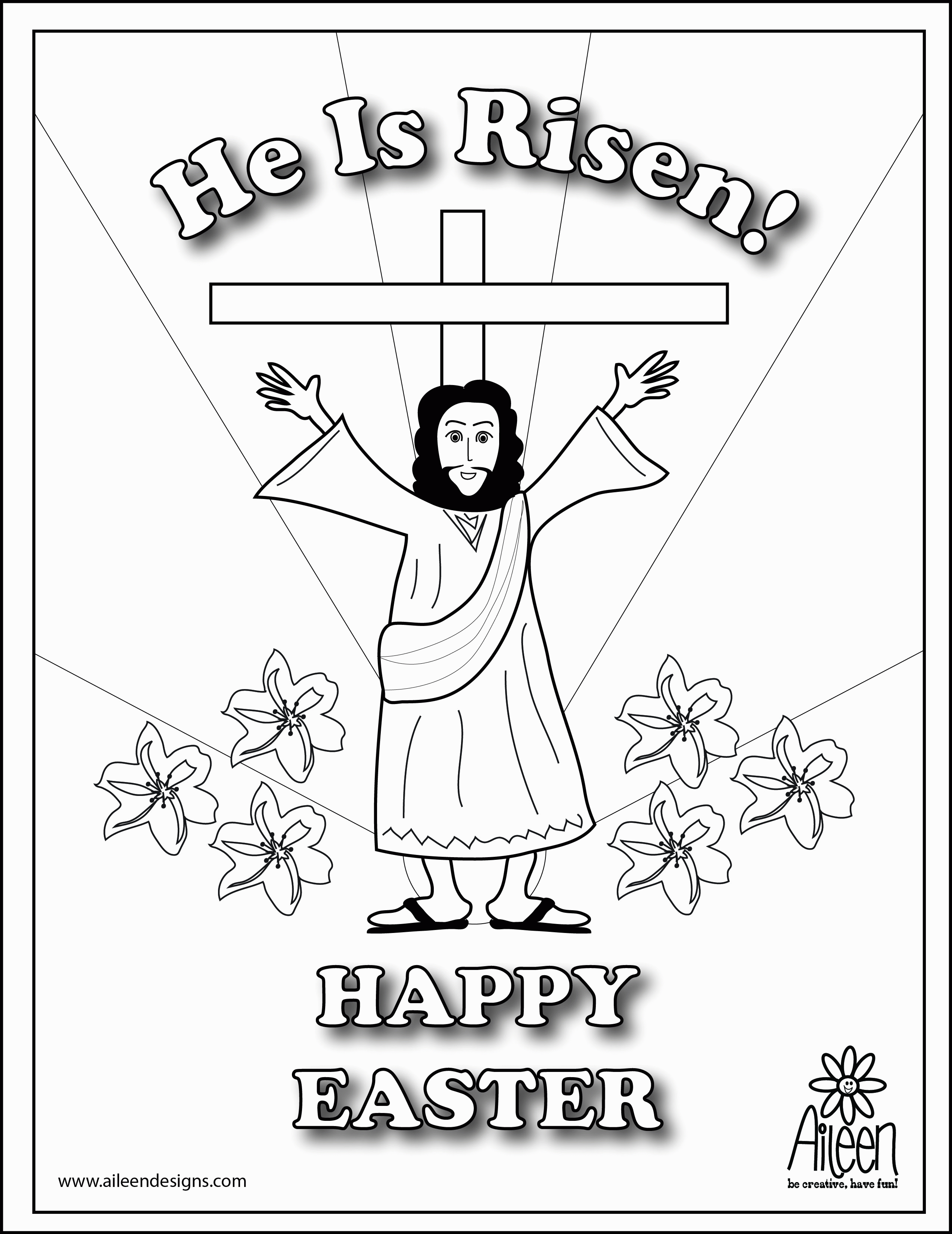 Coloring Page Jesus Is Risen / He Is Risen Coloring Pages Coloring