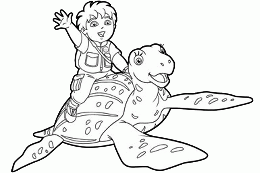 Go Diego Go Coloring Pages (16 Pictures) - Colorine.net | 4166