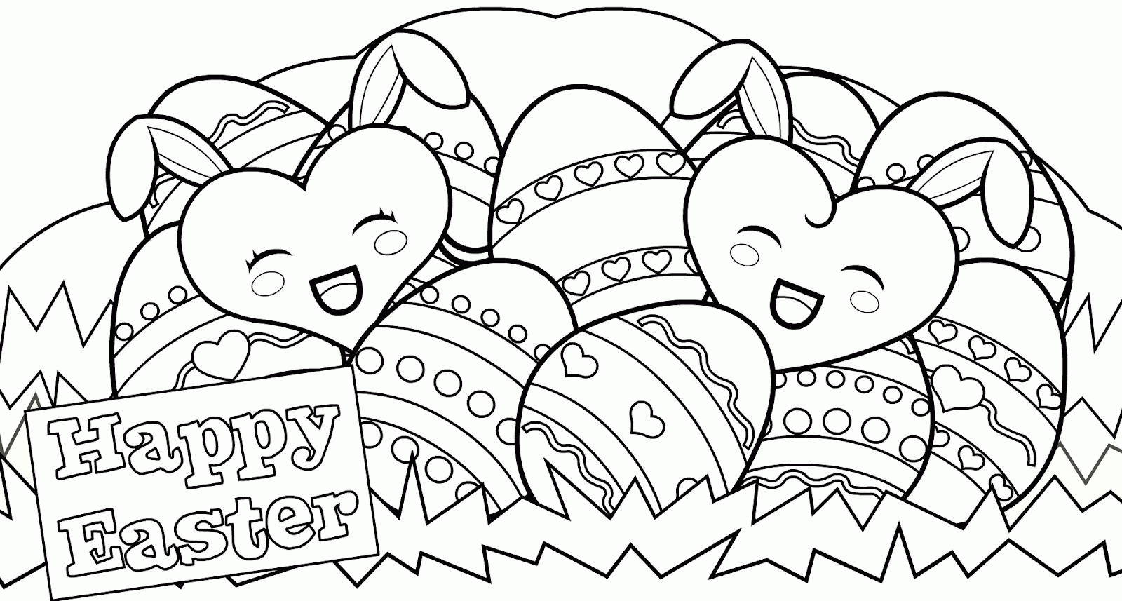 Coloring Pages Zentangle Easter Eggs For Coloring Book For Adult ...