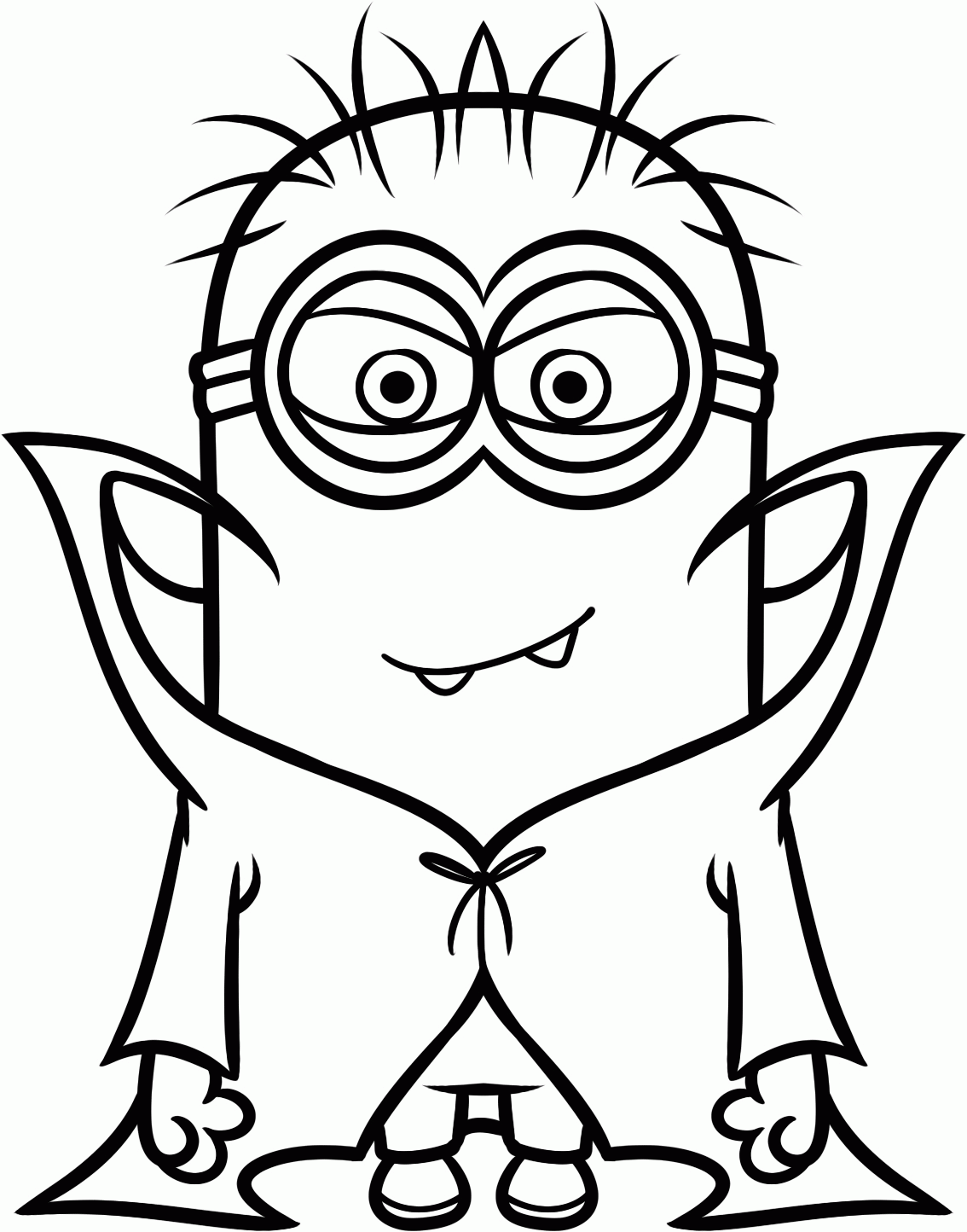 To print minion coloring pages from “Despicable Me” for free