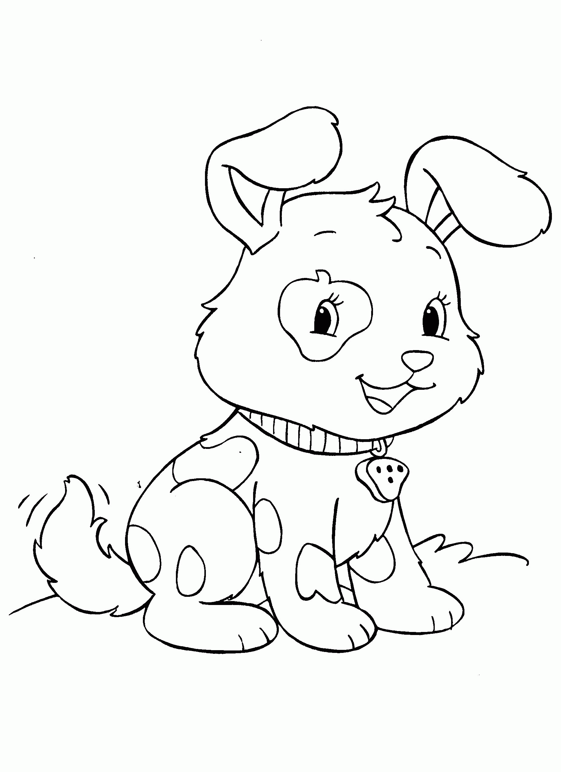 15 Free Pictures for: Puppies Coloring Pages. Temoon.us