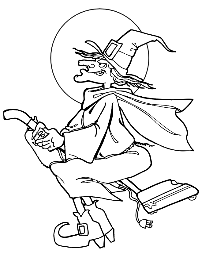 Witch Coloring Pages | Free Printables ...printactivities.com
