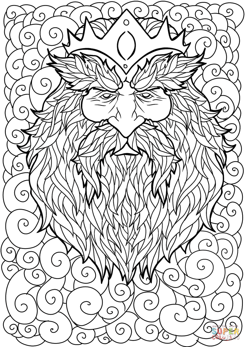 Dwarf King coloring page | Free Printable Coloring Pages