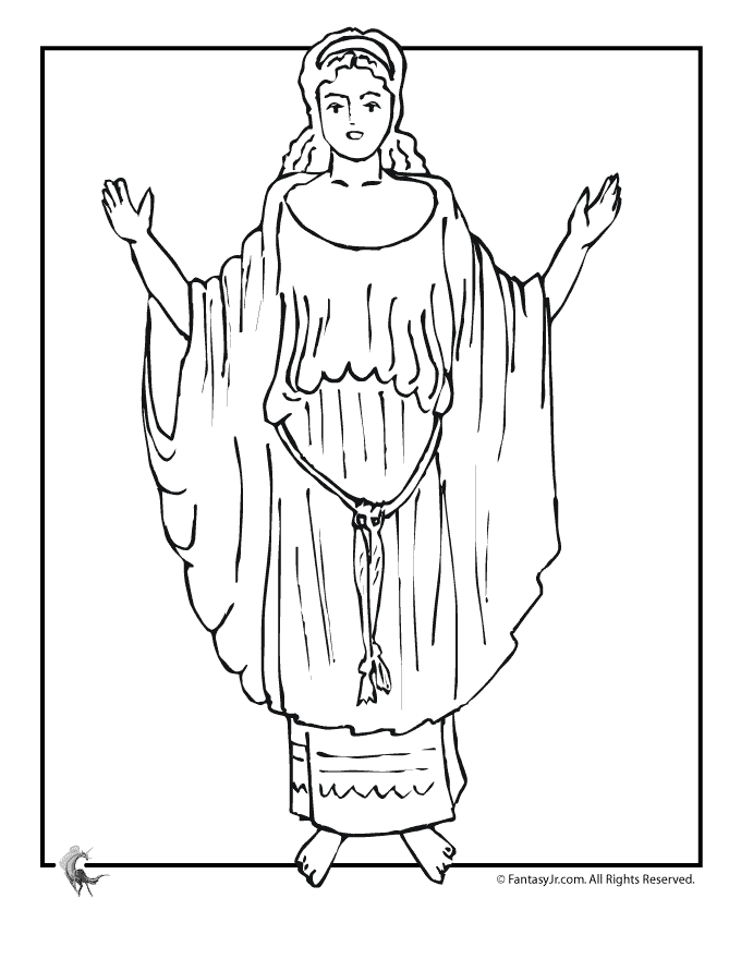 greek mythology coloring pages oracle - Clip Art Library