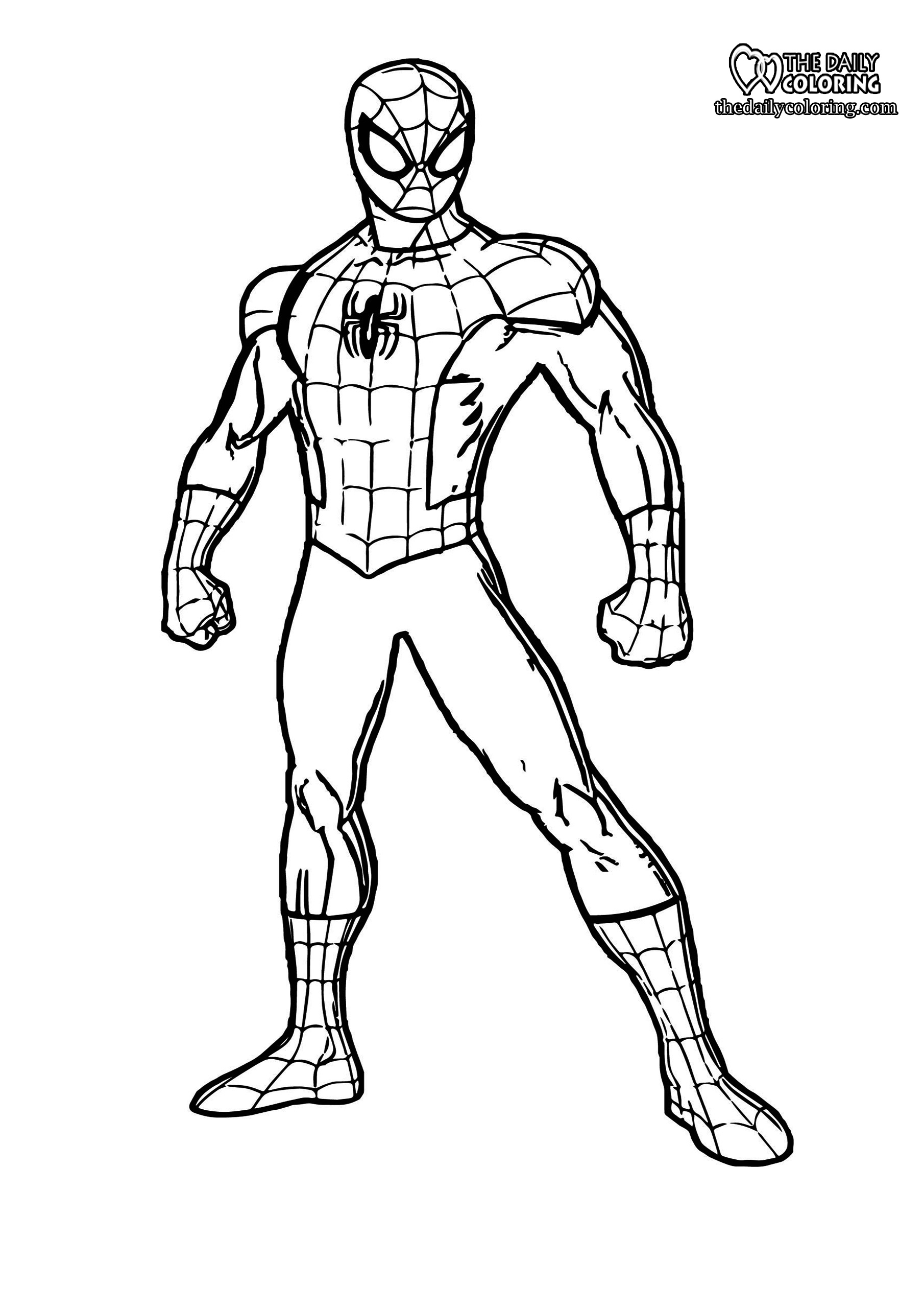 Spiderman Coloring Pages 20+ FULL HD   The Daily Coloring ...