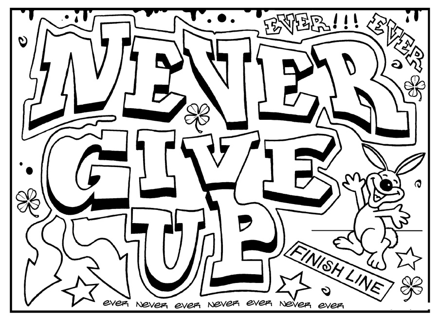 Inspirational Quotes Coloring Pages For Adults