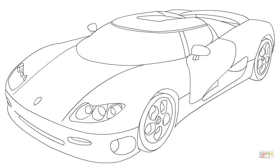 Koenigsegg CS8S coloring page | Free Printable Coloring Pages
