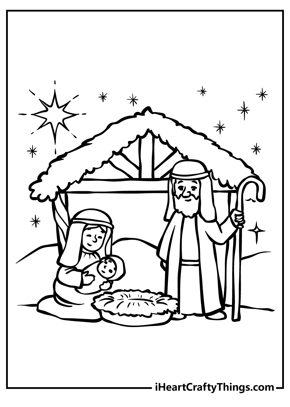 Printable Nativity Coloring Pages (Updated 2023)
