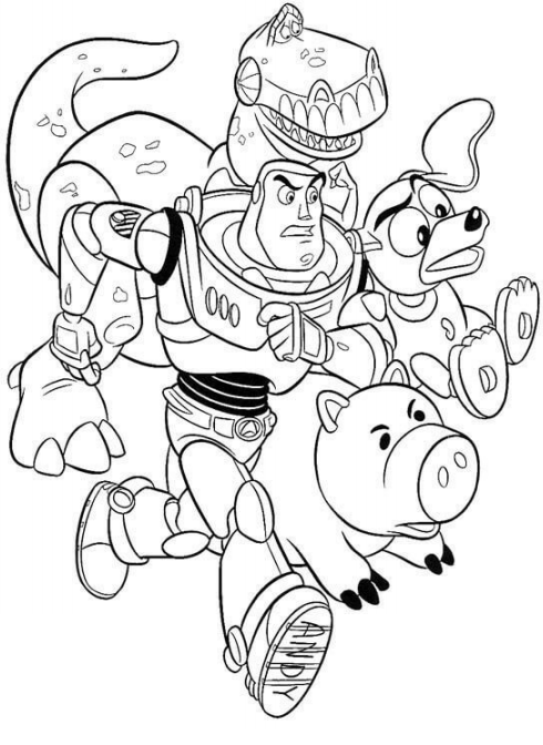 Toy Story Coloring Pages - Free Printable Coloring Pages for Kids