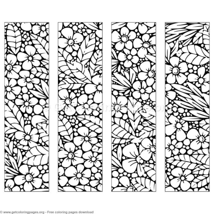 4 Floral Bookmark Coloring Pages | Coloring pages, Coloring bookmarks, Coloring  bookmarks free