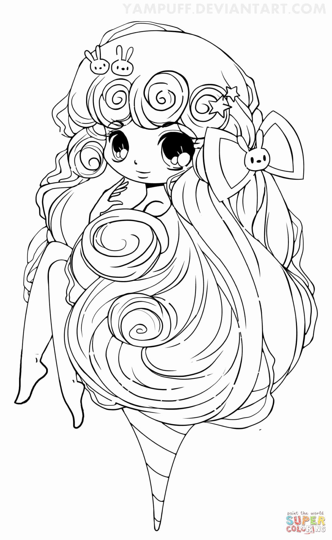 Cute Animals Coloring Page Lovely Best Coloring Pages Kawaii Girl ...
