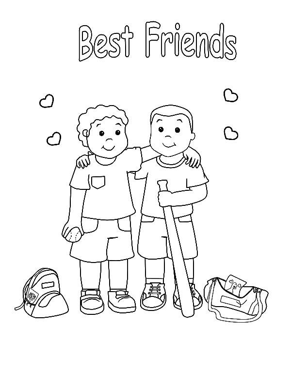 Friendship Coloring Pages - Best Coloring Pages For Kids | Coloring pages  for kids, Preschool coloring pages, Coloring for kids
