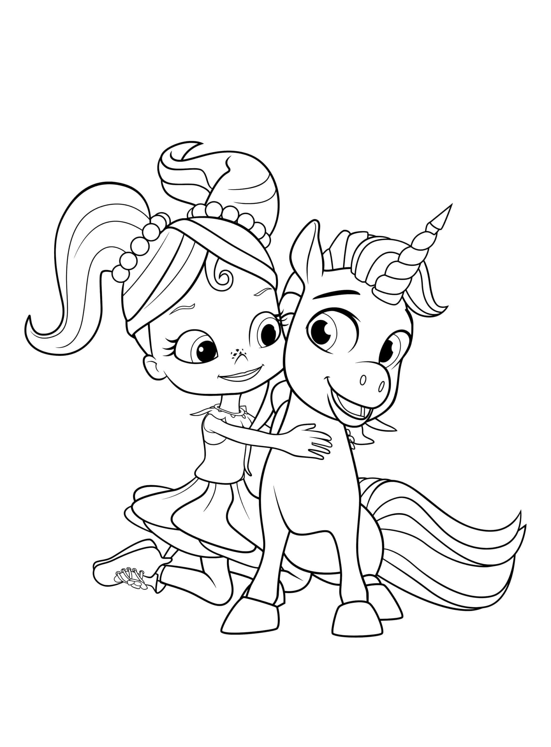 Rainbow Rangers coloring pages download for kids