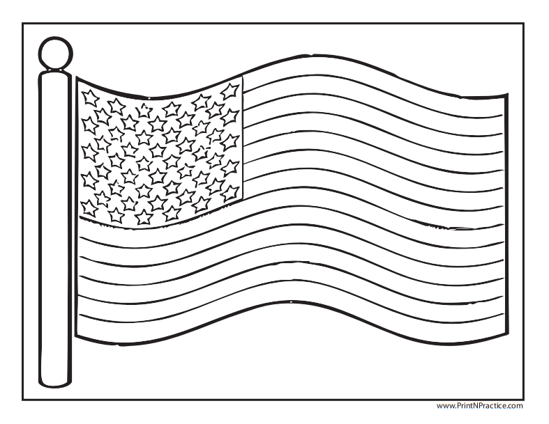 9 Flag Coloring Pages US Flag, Canada, Tricolor Printable Flags
