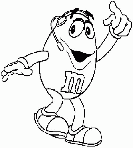 Printable M&m Coloring Pages 26627, - Bestofcoloring.com