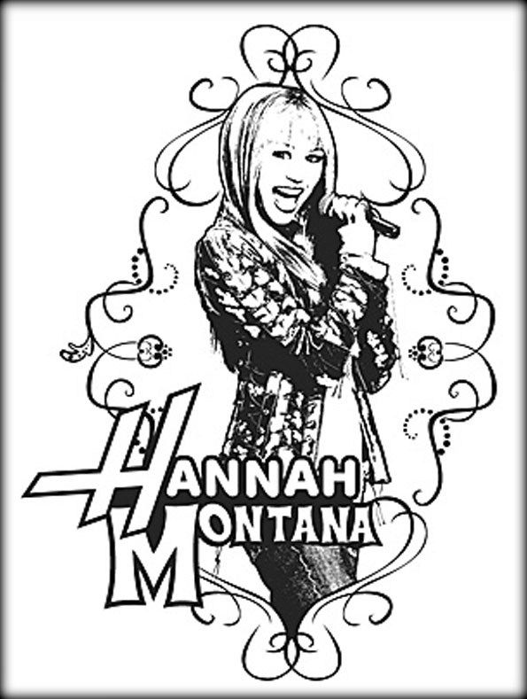 Hannah Montana Online Coloring Pages - Coloring Home