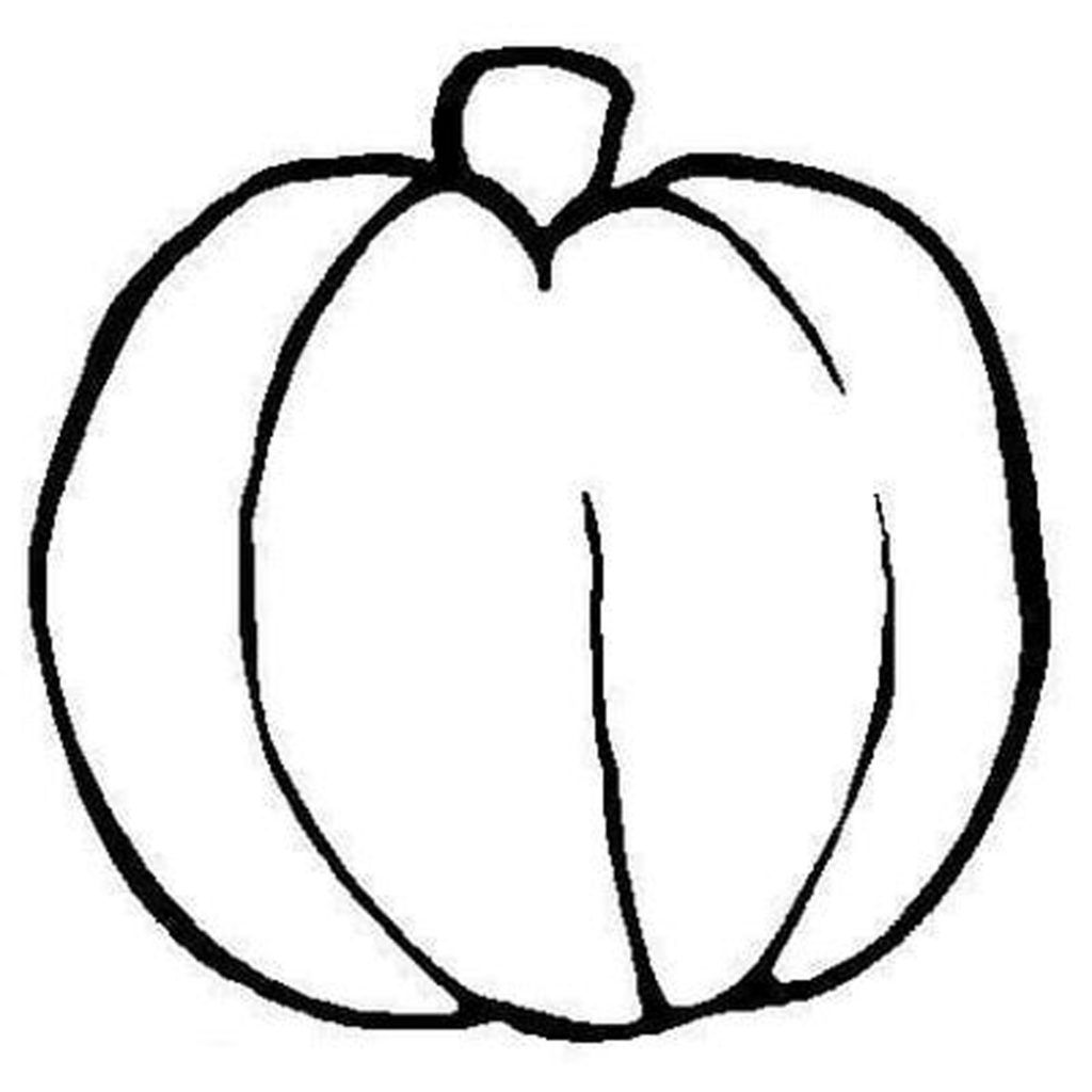 Download Coloring Pages: Preschool Easy Fall Pumpkin Coloring Pages ...