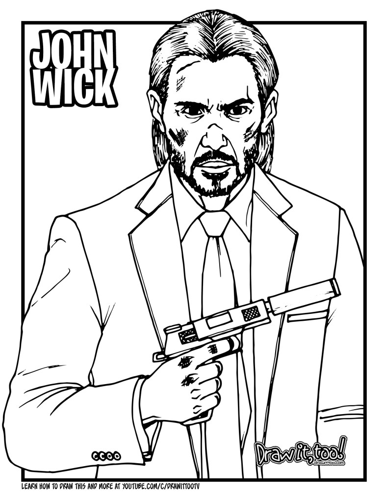 Fortnite Coloring Pages John Wick Xcolorings | The Best Porn Website