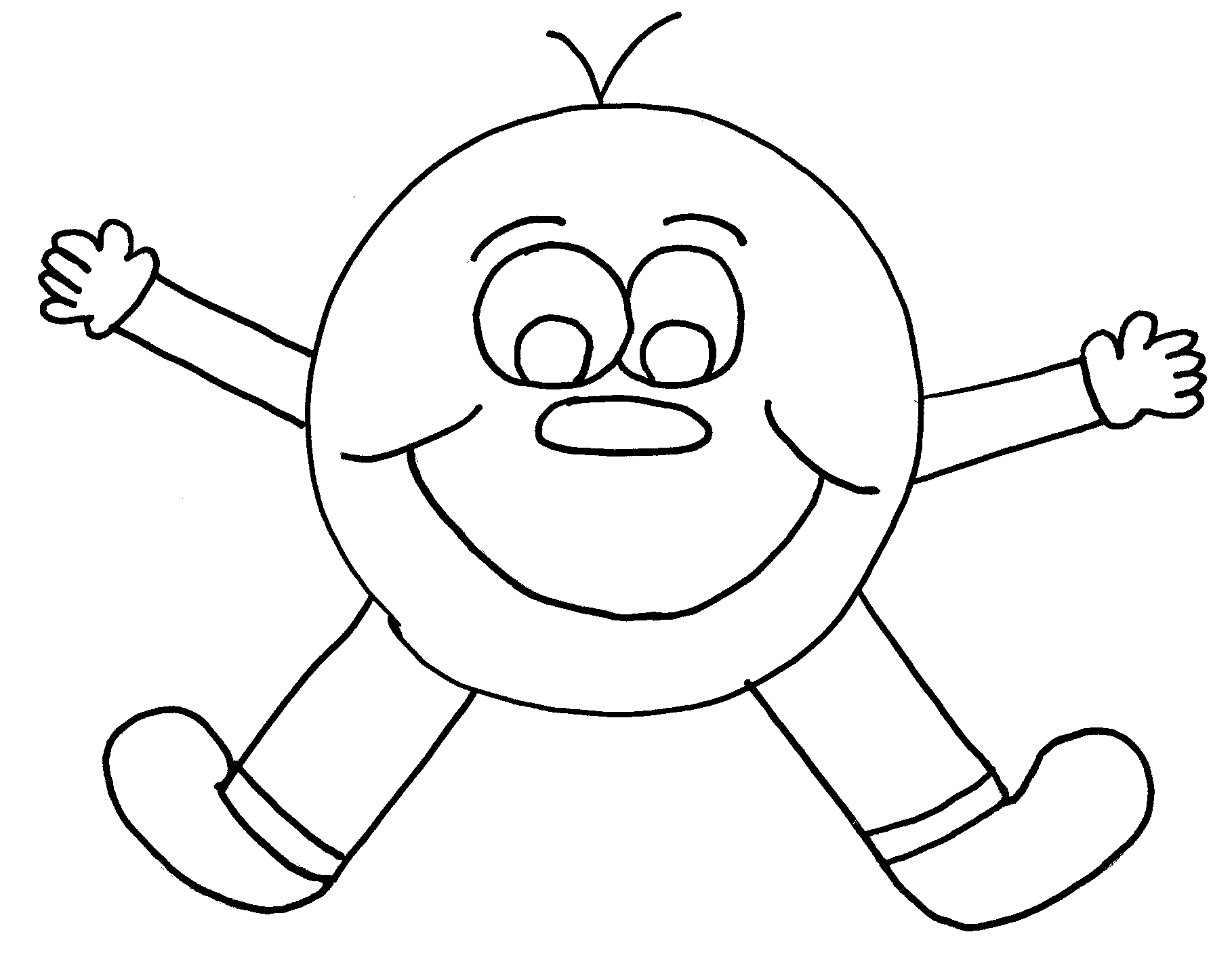 Coloring Pages Of Smiley Face