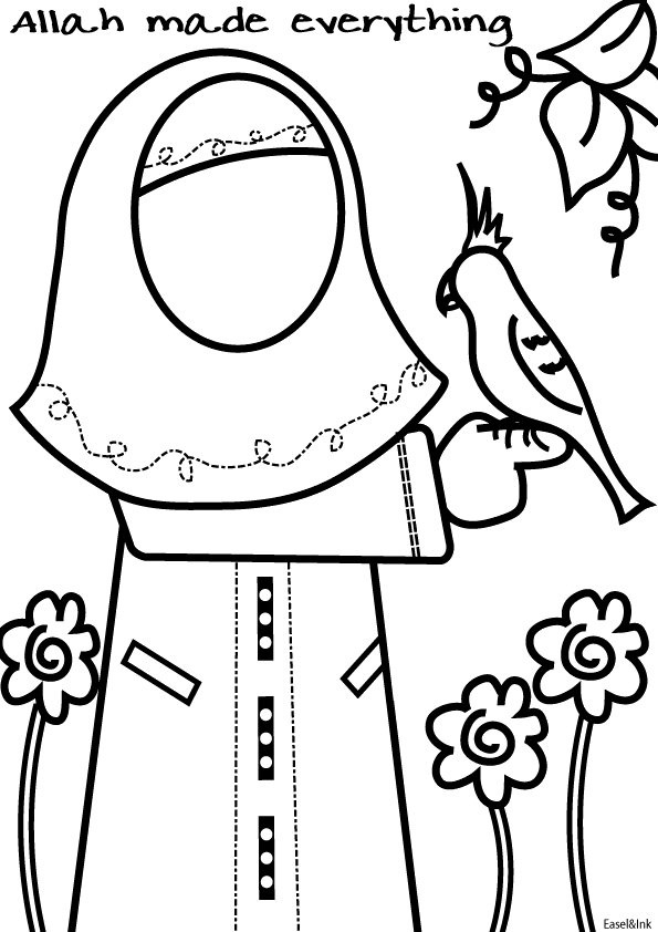 coloring page islamic coloring home