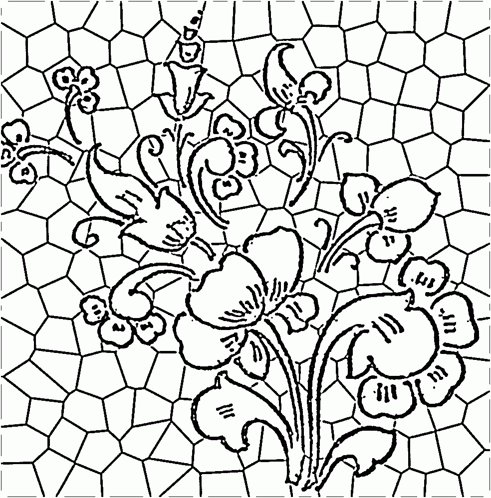 Coloring: Coloring Pages Of Medieval Stained Glass