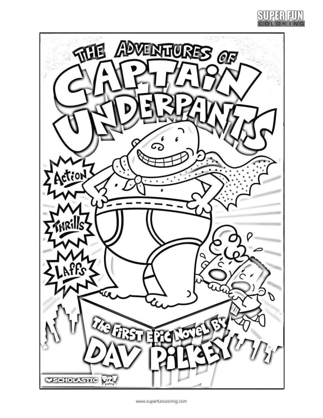 20+ Free Printable Captain Underpants Coloring Pages - EverFreeColoring.com