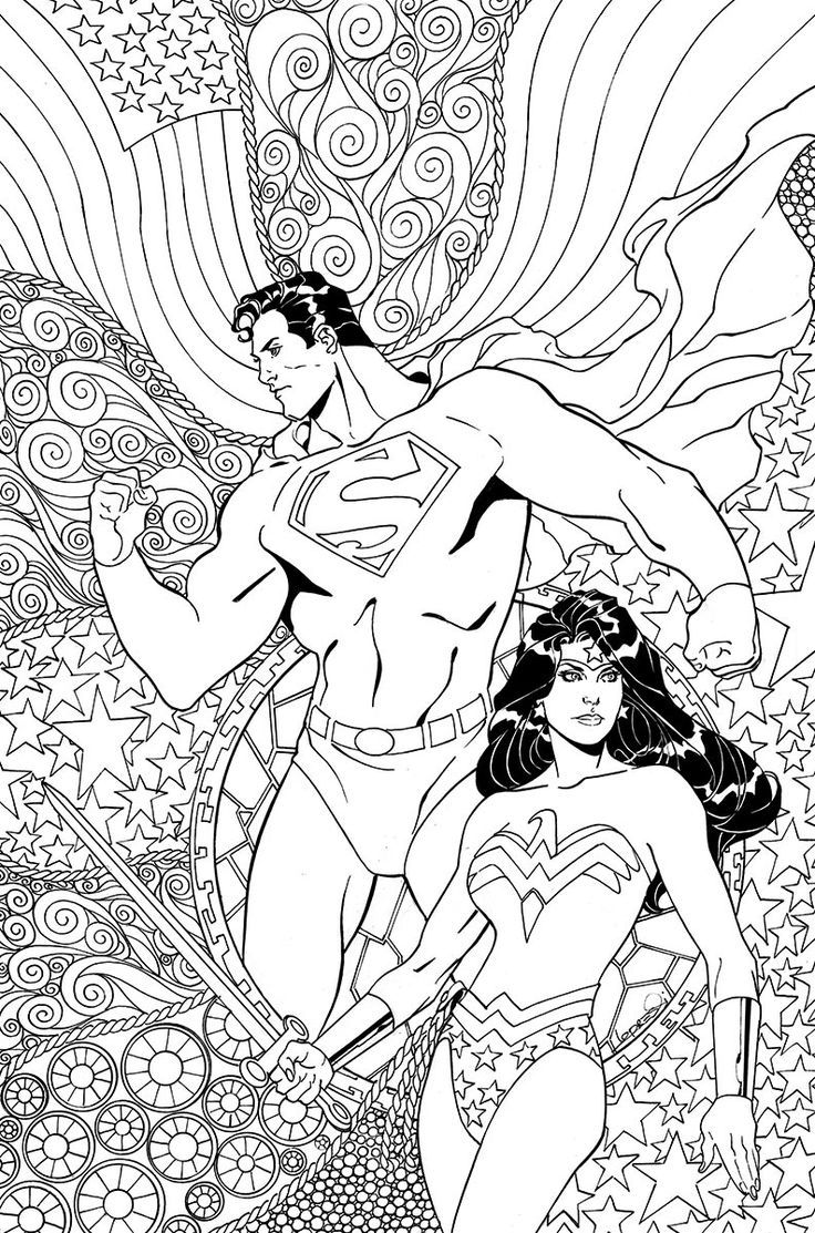 Comic Books Coloring Page For Kids - Coloring Home