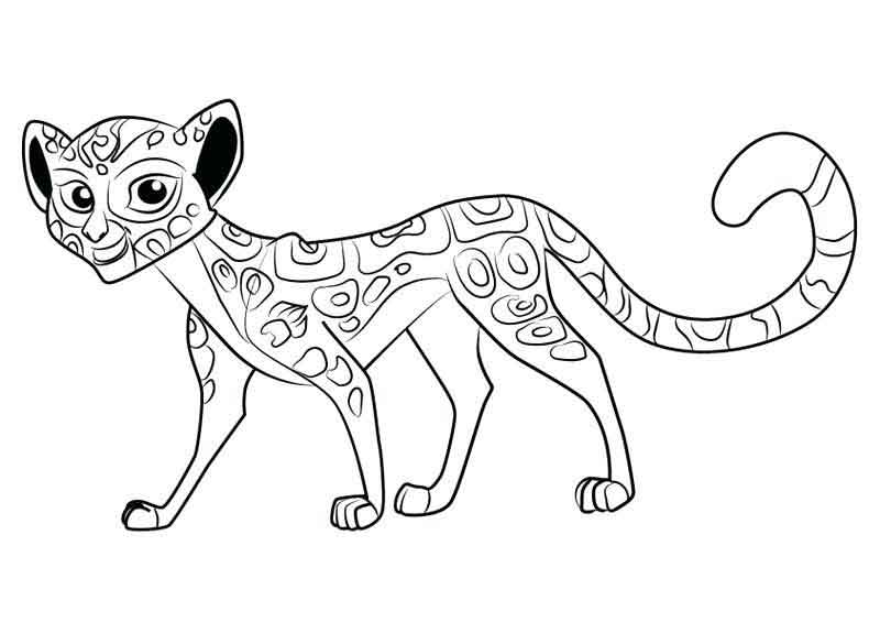 Free Lion Guard Coloring Page