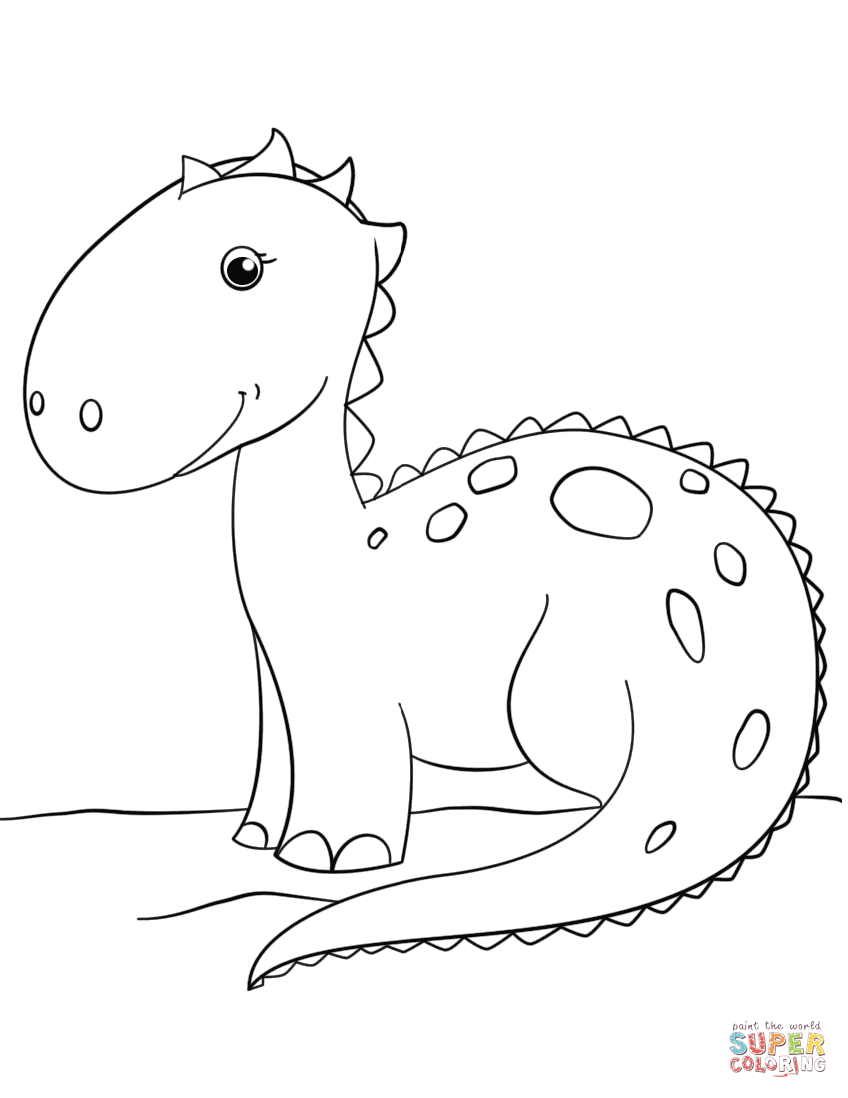 Misc. Dinosaurs coloring pages | Free Coloring Pages