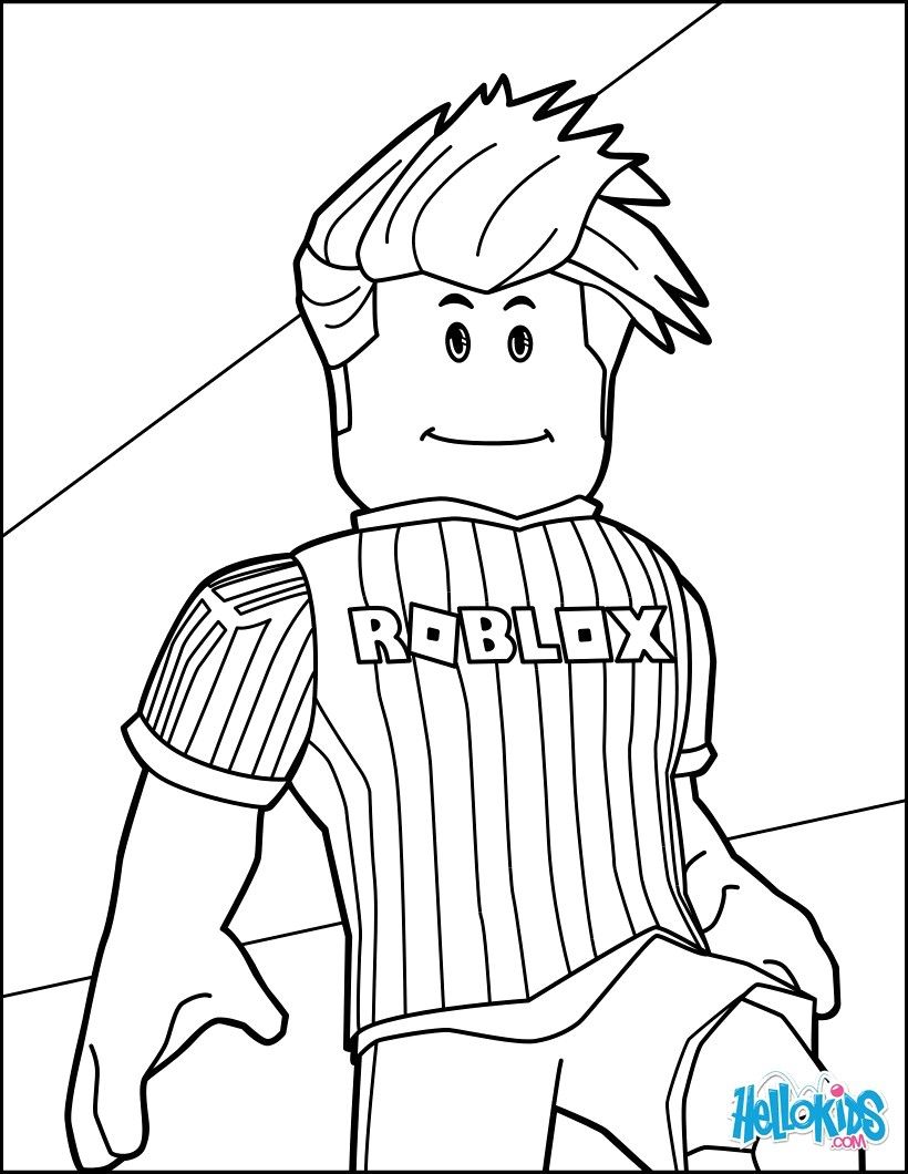 Last Minute Roblox Coloring Pages 6 Printable Xmoe Me in ...