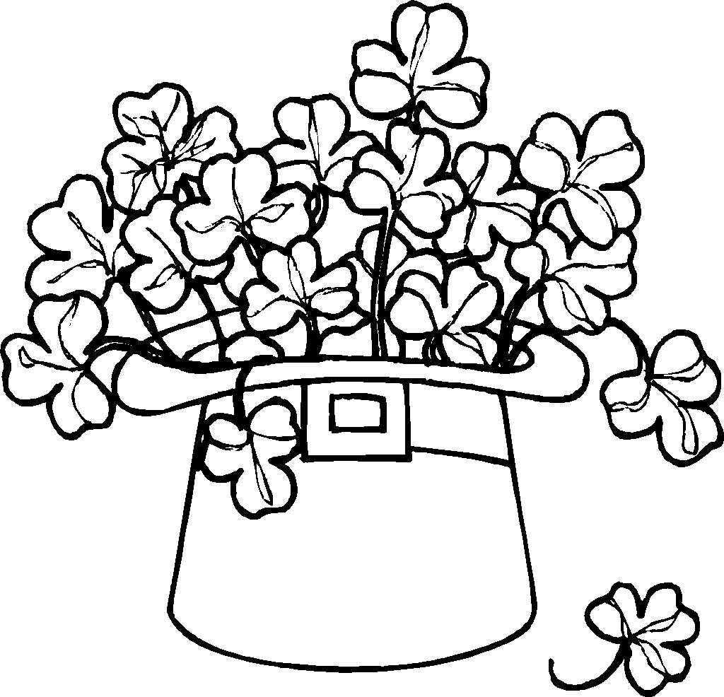9 Shamrock Coloring Pages - St Patricks Day Coloring Pages