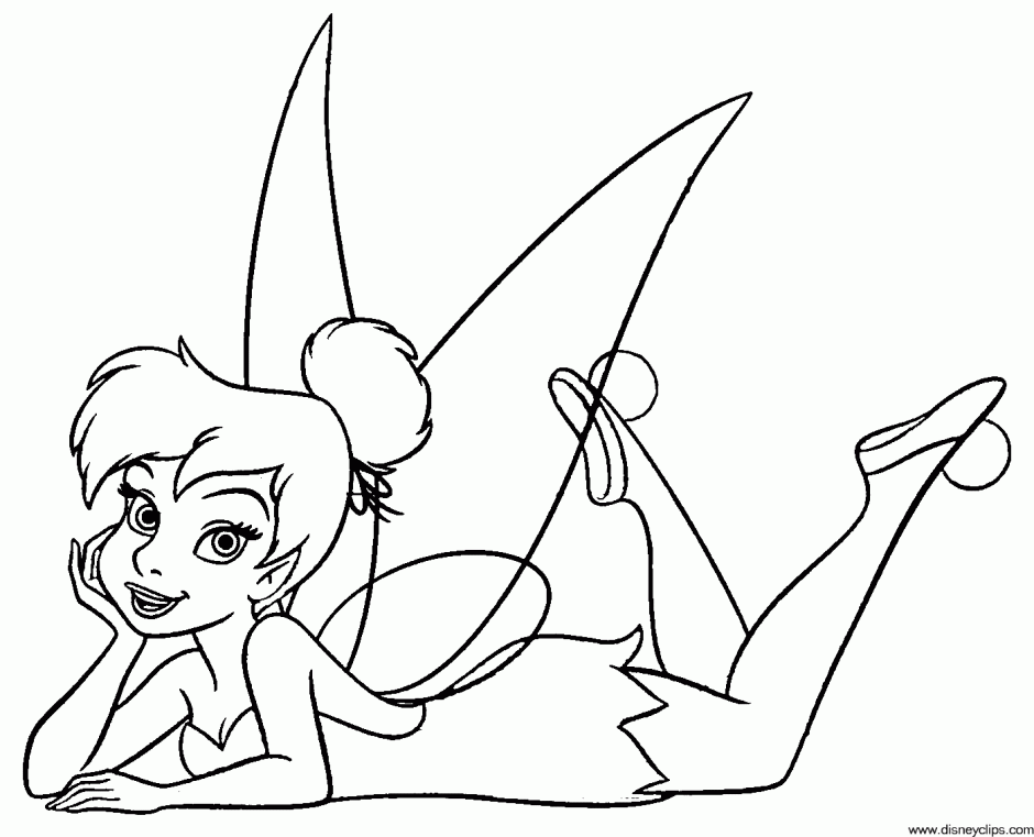 Peter Pan Tinkerbell Coloring Pages - Colorine.net | #21198