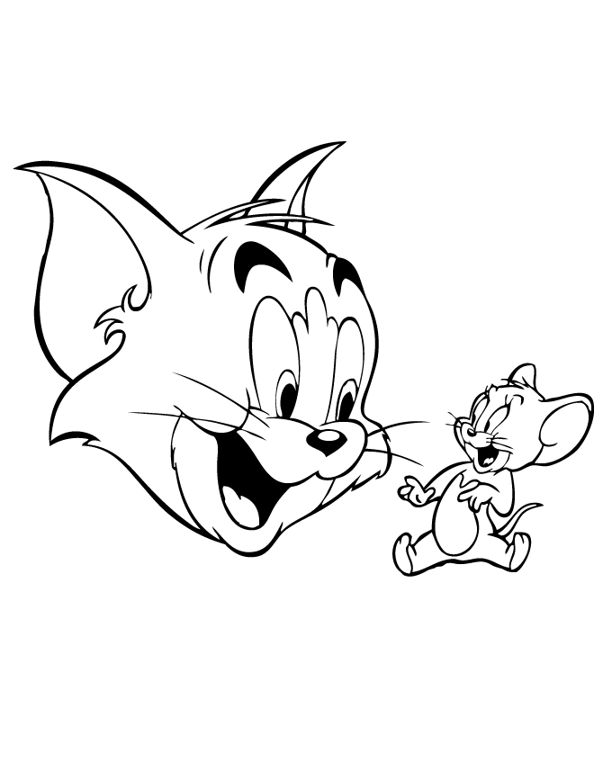 Free Printable Tom And Jerry Coloring Pages | H & M Coloring Pages