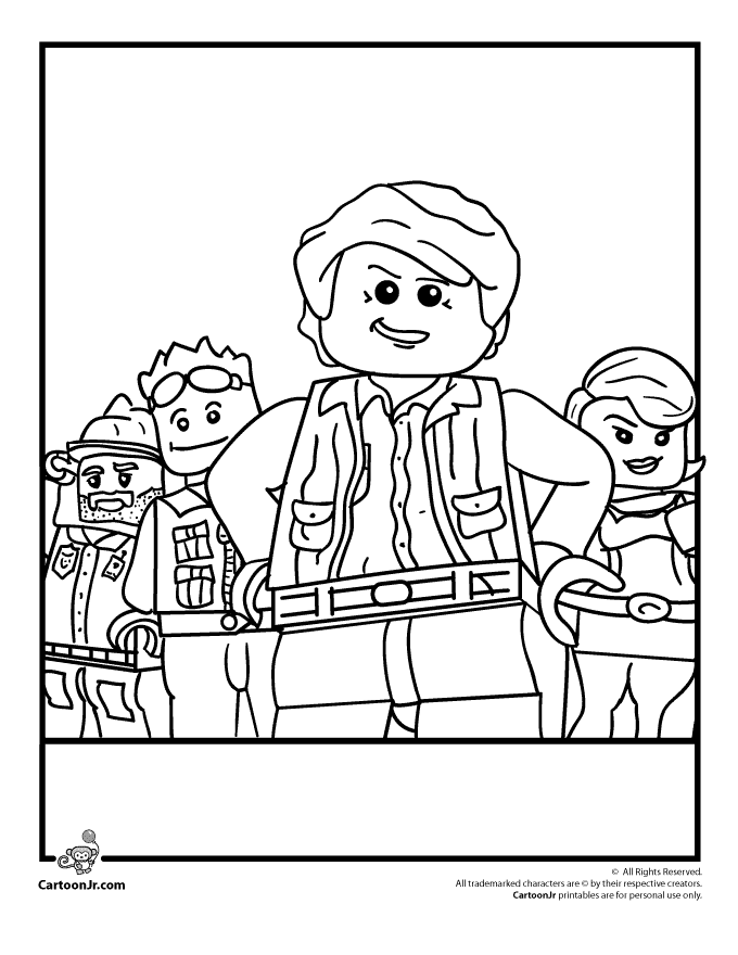 Lego Clutch Powers Coloring Page | Cartoon Jr.