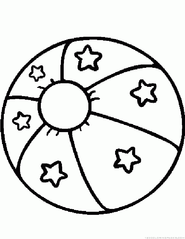 Ball Coloring Pages