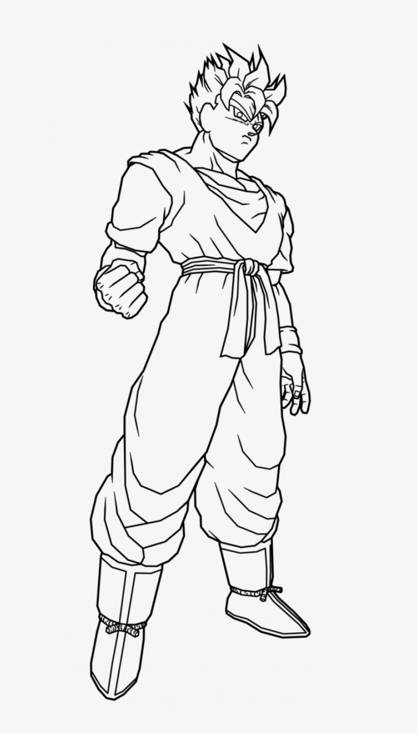 Dragon Ball Z Future Trunks Coloring Pages - Future Gohan Coloring Pages  PNG Image | Transparent PNG Free Download on SeekPNG