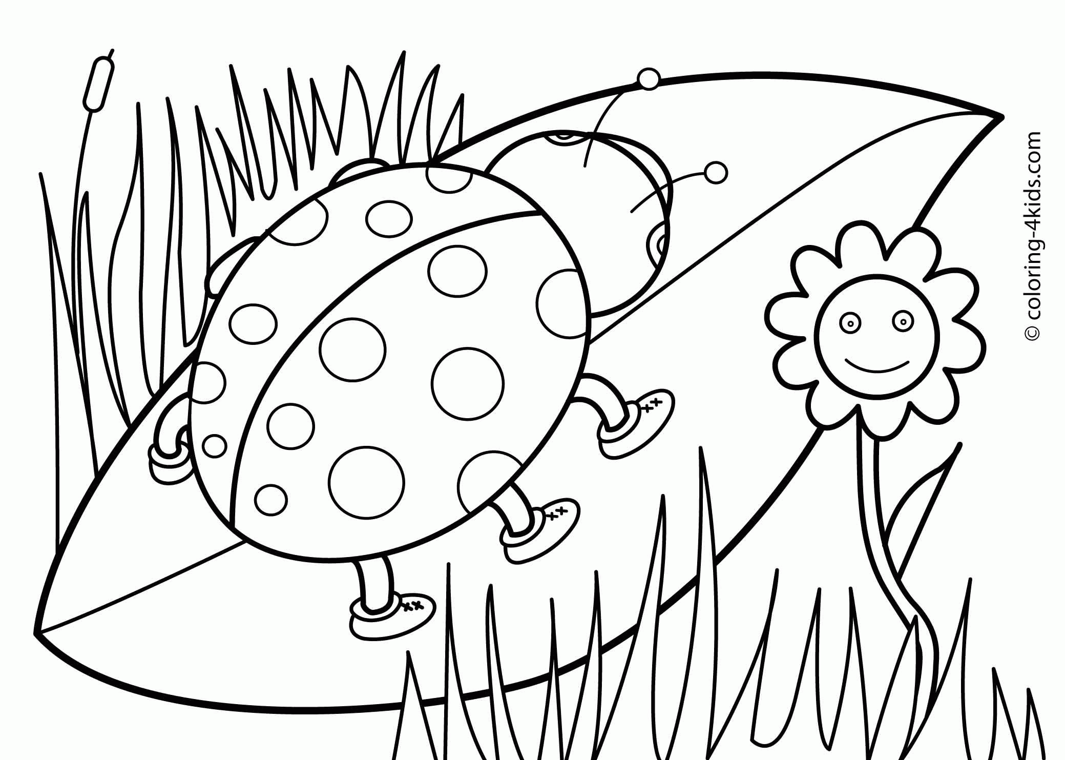 Spring House Coloring Pages 6