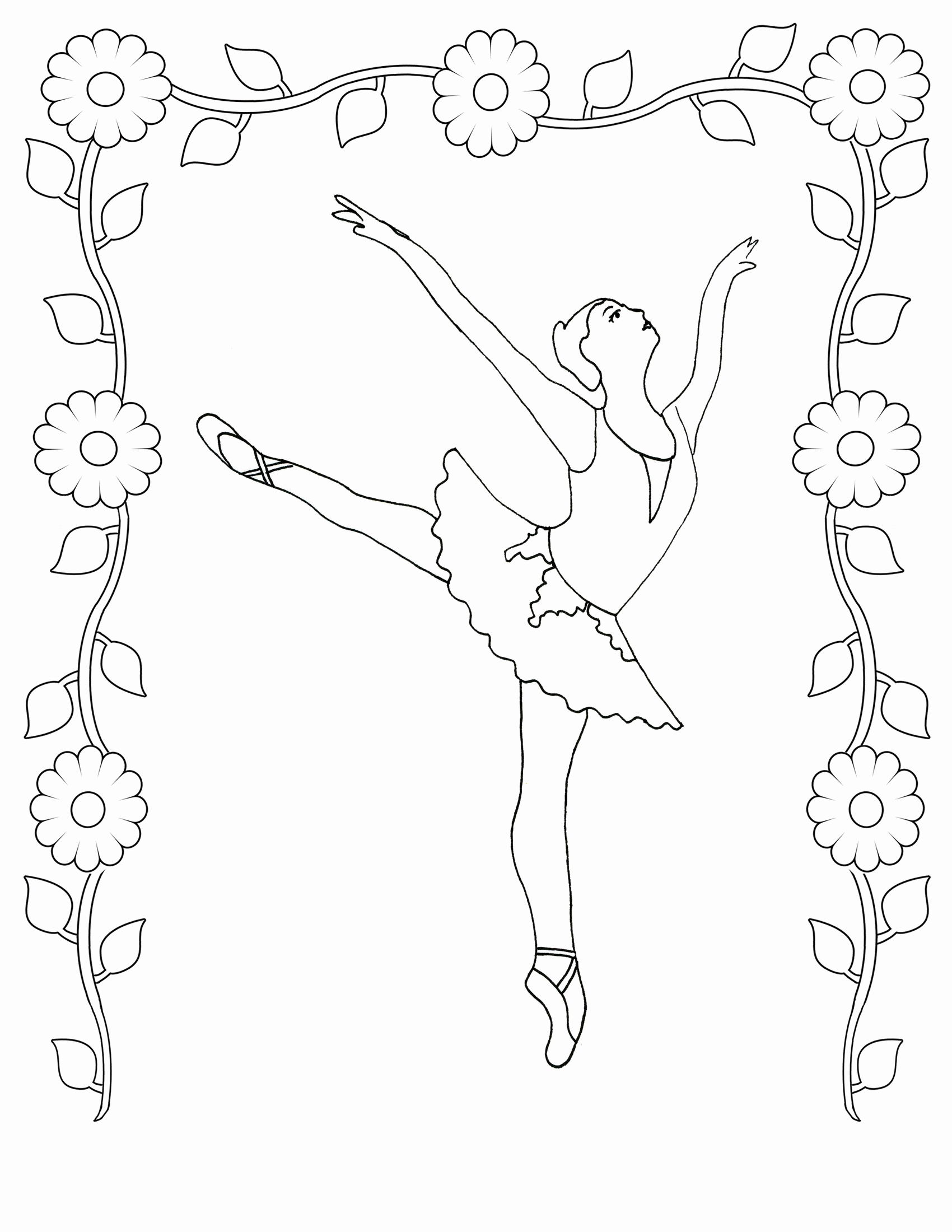 ballet birthday ballet co oring ballet party ballet coloring pages ...