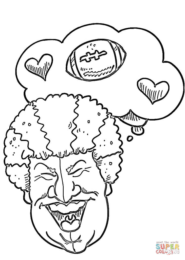 Super Bowl Sunday coloring page | Free Printable Coloring Pages