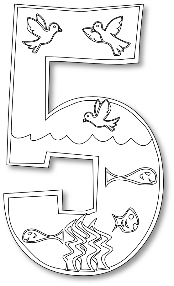 Coloring Pages For Creation Day 2 - Coloring Home