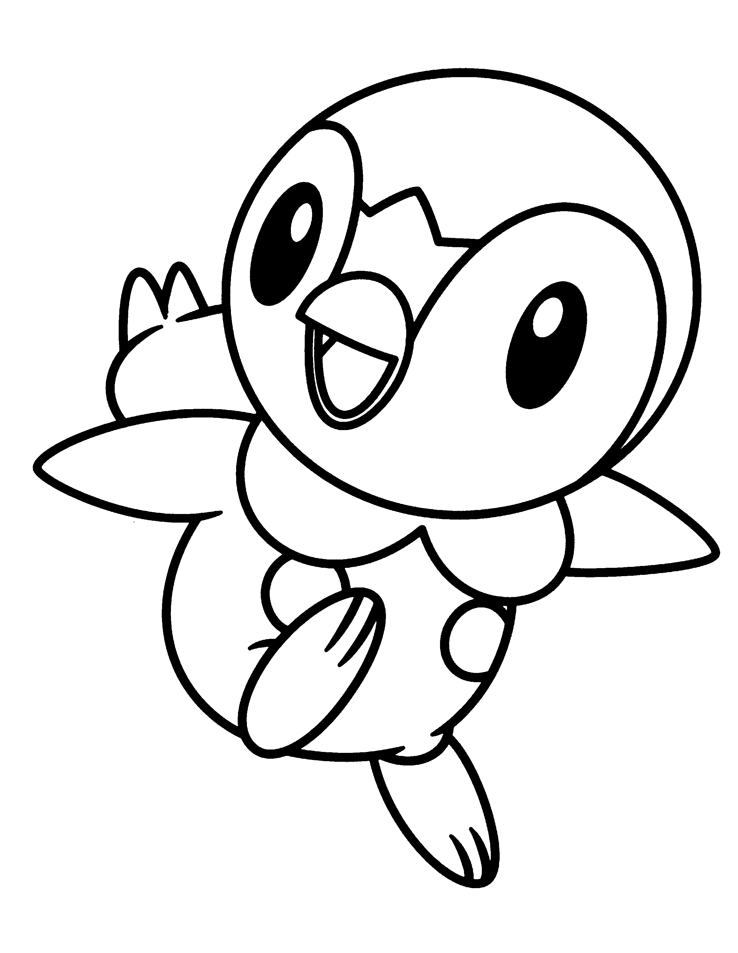 piplup coloring pages - High Quality Coloring Pages