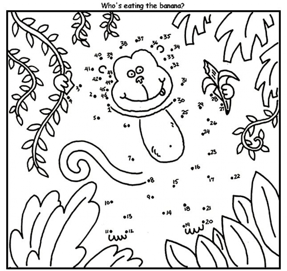 Get This Printable Connect Theots Coloring Pages Lets The Dots ...