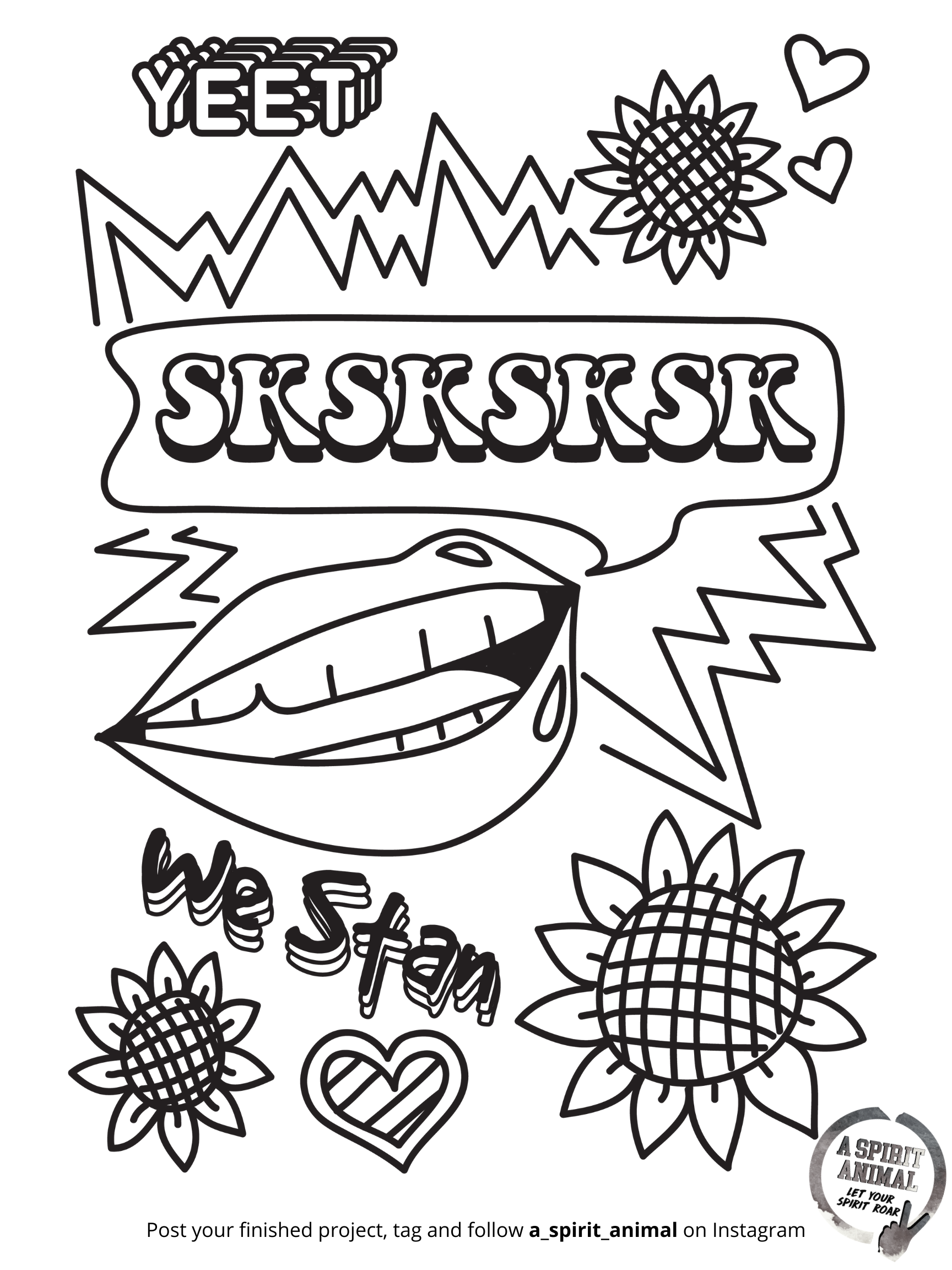 Don't drop your hydroflasker over this free coloring page for your ...
