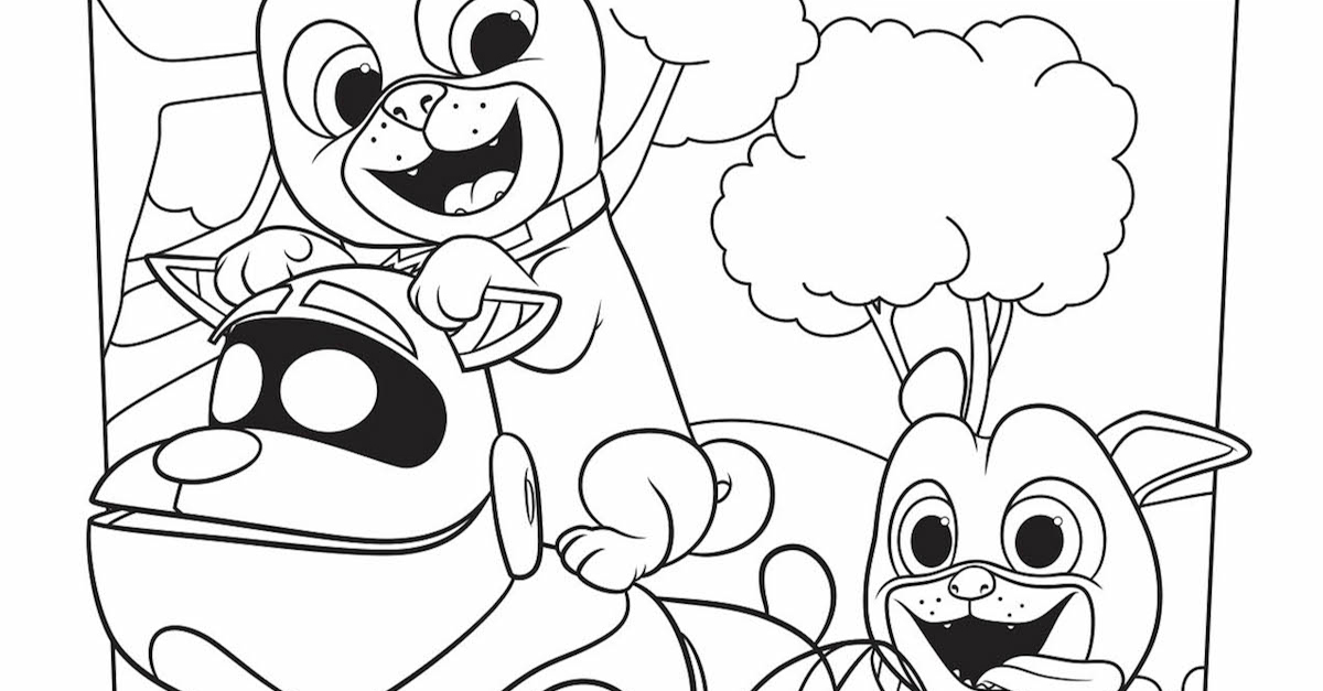 Puppy Dog Pals Coloring Page Activity | Disney Family