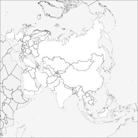 Eurasia Map coloring page | Free Printable Coloring Pages